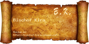 Bischof Kira névjegykártya